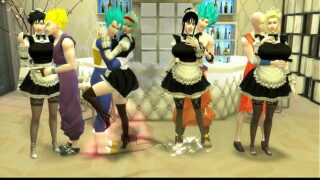 Goku y vegeta desnudos