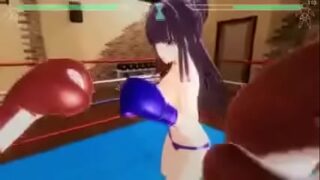 Boxing topless