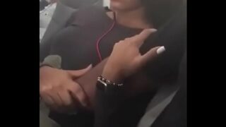 Follando en un avion