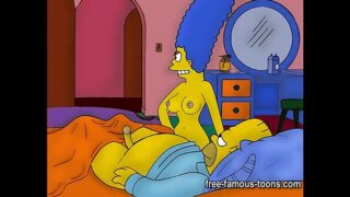Marge simpson cogiendo